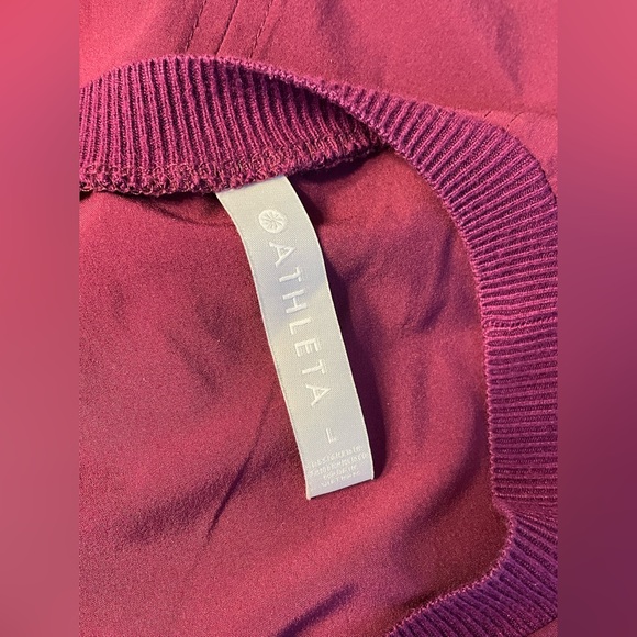 Athleta Burgundy Sleeveless Top Size L - Picture 6 of 8